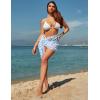 imageEkouaer Womens 2025 Sarongs Beach Wraps Chiffon Beach Cover Up Short Sheer Bikini Wraps S3XLButterflyblue