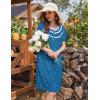 imageEkouaer Nightgowns for Women Button Moo Moos Short Sleeve Mumu Dress Soft House Dress with Pockets SXXXLBlue Puppy