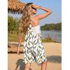 imageEkouaer Womens Summer Casual Sleeveless Rompers Loose Spaghetti Strap Shorts Overalls Outfits 2025 Jumpsuits With PocketsFloral 232