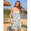 imageEkouaer Womens Summer Casual Sleeveless Rompers Loose Spaghetti Strap Shorts Overalls Outfits 2025 Jumpsuits With PocketsFloral 232
