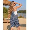 imageEkouaer Womens Summer Casual Sleeveless Rompers Loose Spaghetti Strap Shorts Overalls Outfits 2025 Jumpsuits With PocketsFloral 95