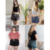 imageEkouaer Womens Pajama Shorts Elastic Waist Sleep Shorts Stylish Lounge Shorts Casual Comfy Sweat Shorts Women Pj ShortsArmy Green