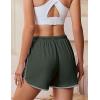 imageEkouaer Womens Pajama Shorts Elastic Waist Sleep Shorts Stylish Lounge Shorts Casual Comfy Sweat Shorts Women Pj ShortsArmy Green