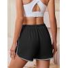 imageEkouaer Womens Pajama Shorts Elastic Waist Sleep Shorts Stylish Lounge Shorts Casual Comfy Sweat Shorts Women Pj ShortsBlack