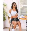 imageEkouaer Womens Pajama Shorts Elastic Waist Sleep Shorts Stylish Lounge Shorts Casual Comfy Sweat Shorts Women Pj ShortsBlack