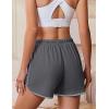 imageEkouaer Womens Pajama Shorts Elastic Waist Sleep Shorts Stylish Lounge Shorts Casual Comfy Sweat Shorts Women Pj ShortsGrey
