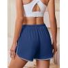 imageEkouaer Womens Pajama Shorts Elastic Waist Sleep Shorts Stylish Lounge Shorts Casual Comfy Sweat Shorts Women Pj ShortsNavy Blue
