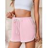 imageEkouaer Womens Pajama Shorts Elastic Waist Sleep Shorts Stylish Lounge Shorts Casual Comfy Sweat Shorts Women Pj ShortsPink