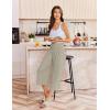 imageEkouaer Womens Pajama Pants Wide Leg Capri Yoga Pants Lounge Comfy Sleep Pj Bottoms with PocketsLight Beige