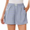 Blue White Plaid