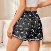 imageEkouaer Pajama Shorts For Women Soft Sleep Shorts Casual Lounge Pants Comfy Pj Pants with PocketsBlack Moon