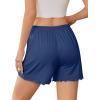 imageEkouaer Womens Pajama Shorts Soft Comfy Sleep Shorts Casual Elastic Waist Pj Short with PocketsNavy