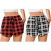 Red Plaid and Black Plaid