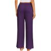 imageEkouaer Pajama Pants for Women Soft Comfy Pajama Bottoms Casual Stretch Wide Leg Pants with PocketsDark Purple