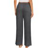 imageEkouaer Pajama Pants for Women Soft Comfy Pajama Bottoms Casual Stretch Wide Leg Pants with PocketsHeather Dark Grey