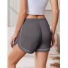 imageEkouaer Pajama Shorts Women Soft Sleep Shorts Casual Lounge Shorts Cute High Waist Pajama Bottom Comfy Split Side Pj BottomGrey
