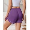 imageEkouaer Pajama Shorts Women Soft Sleep Shorts Casual Lounge Shorts Cute High Waist Pajama Bottom Comfy Split Side Pj BottomPurple