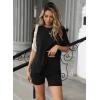 imageEkouaer Womens 2 Piece Lounge Set 2025 Summer Biker Shorts Set Outfits Short Sleeve Oversized Top Matching TracksuitBlack