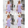 imageEkouaer Cotton Nightgowns for Women Short Sleeve Womens Nightgown V Neck Sleep Shirts for Women Soft Sleepwear SXXXLHeart Print Purple