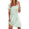 Floral Light Green