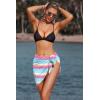 imageEkouaer Womens Coverups Beach Short Sarong Sheer Chiffon Cover Up Bikini Wraps S3XLMermaid Gradient