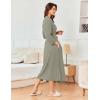 imageEkouaer Womens Robe Long Waffle Knit Bathrobe Lightweight Soft Kimono Robes Loungewear SXXLLight Green