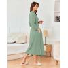 imageEkouaer Womens Robe Long Waffle Knit Bathrobe Lightweight Soft Kimono Robes Loungewear SXXLMint Green