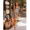 imageEkouaer Womens Sleeveless Swimwear Coverups TShirt Beach Dress Tank Bikini Cover Up with PrintAbrownglasses