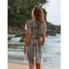 imageEkouaer Womens Chiffon Sheer Cardigan Cover UpsPrint1