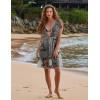 imageEkouaer Womens Chiffon Sheer Cardigan Cover UpsPrint1