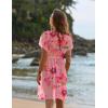 imageEkouaer Womens Chiffon Sheer Cardigan Cover UpsPrint4