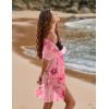 imageEkouaer Womens Chiffon Sheer Cardigan Cover UpsPrint4