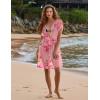 imageEkouaer Womens Chiffon Sheer Cardigan Cover UpsPrint4