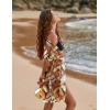 imageEkouaer Womens Chiffon Sheer Cardigan Cover UpsPrint6