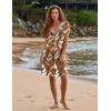 imageEkouaer Womens Chiffon Sheer Cardigan Cover UpsPrint6