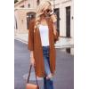 imageEkouaer Robes for Women Waffle Knit Bathrobe Soft Lightweight Knee Length Loungewear SXXLCaramel Colour