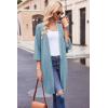imageEkouaer Robes for Women Waffle Knit Bathrobe Soft Lightweight Knee Length Loungewear SXXLLight Blue