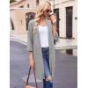 imageEkouaer Robes for Women Waffle Knit Bathrobe Soft Lightweight Knee Length Loungewear SXXLLight Grey