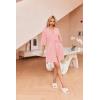 imageEkouaer Robes for Women Waffle Knit Bathrobe Soft Lightweight Knee Length Loungewear SXXLLight Pink
