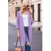imageEkouaer Robes for Women Waffle Knit Bathrobe Soft Lightweight Knee Length Loungewear SXXLLilac