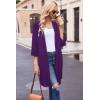 imageEkouaer Robes for Women Waffle Knit Bathrobe Soft Lightweight Knee Length Loungewear SXXLPurple