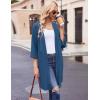 imageEkouaer Robes for Women Waffle Knit Bathrobe Soft Lightweight Knee Length Loungewear SXXLRoyal Blue