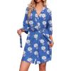 Floral Leopard Blue
