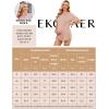 imageEkouaer Womens Maternity Pajamas Sets 2 Piece Outfits Short Sleeve Shirts and Biker Shorts Pregnancy Loungewear Mama ClothesLight Grey