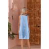 imageEkouaer Womens Satin Silk Nightgown V Neck Nightie Tank Sleepshirt Sleeveless Summer Dress Comfy LoungewearClear Blue