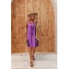 imageEkouaer Womens Satin Silk Nightgown V Neck Nightie Tank Sleepshirt Sleeveless Summer Dress Comfy LoungewearPurple