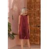 imageEkouaer Womens Satin Silk Nightgown V Neck Nightie Tank Sleepshirt Sleeveless Summer Dress Comfy LoungewearWine Red