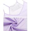 imageEkouaer Satin Pajamas Women Lace Sleepwear Lingerie Cami Shorts Set Nightwear XSXXLLight Purple