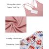 imageEkouaer Womens Cami Pajama Set Sleeveless Racerback Tank Top Pjs Soft SleepwearLilac Floral