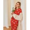 imageEkouaer 2 Pack Womens Pajama Sets Short Sleeve Tops Jogger Pants Lounge Sets Soft Loungewear Printed Pj with PocketsGreen Christmasred Deer